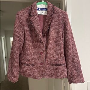 Norton McNaughton Pink Tweed Jacket